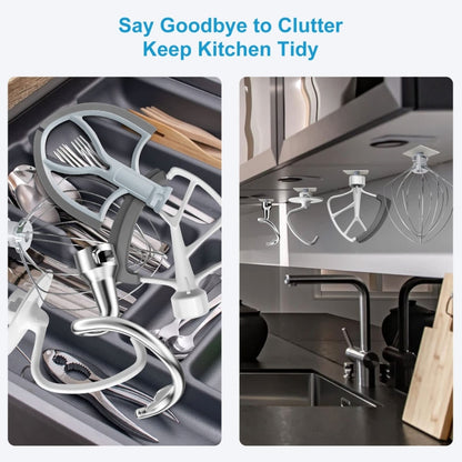 For KitchenAid Mixer 2pcs Attachments Holders Storage Hook Accessory Organizer - Kitchen Machine Accessories & Parts by buy2fix | Online Shopping UK | buy2fix