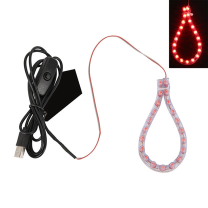 Cab Attract Passengers Lights Private Car Empty Vehicle Reminder Lamp, Model: With Switch Red light - Warning Lights by buy2fix | Online Shopping UK | buy2fix