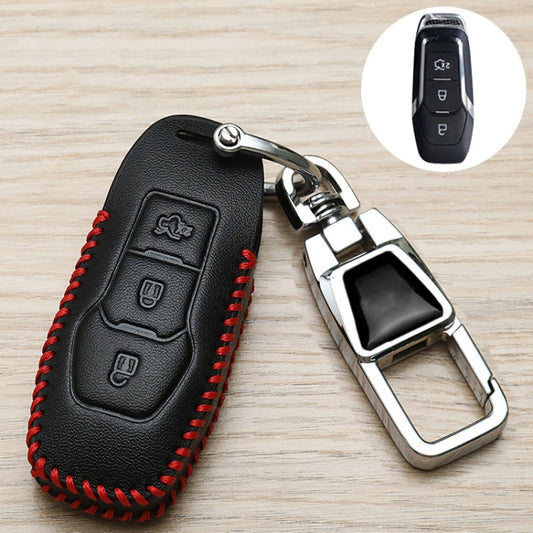 For Ford Car Key Cover Keychain Anti-lost Number Plate, Style: A - Car Key Cases by buy2fix | Online Shopping UK | buy2fix