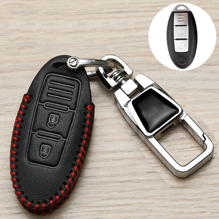 For Nissan Car Key Cover Keychain Anti-lost Number Plate, Style: D - Car Key Cases by buy2fix | Online Shopping UK | buy2fix