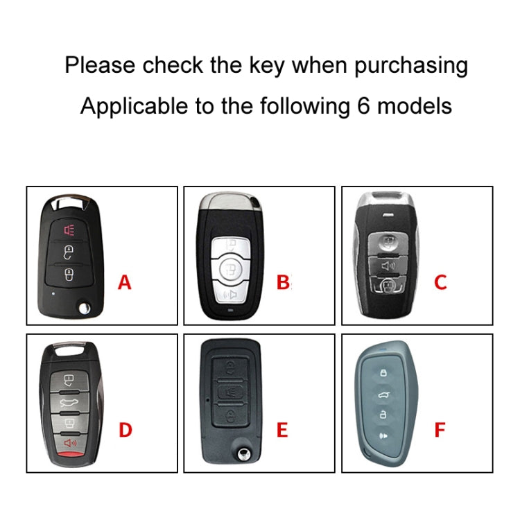 For Great Wall Haval Car Key Cover Multifunctional Keychain Anti-Lost Number Plate, Style: A - Car Key Cases by buy2fix | Online Shopping UK | buy2fix