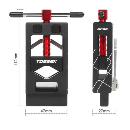 TOSEEK Mountain Bike Front Fork Pipe Cutter Seat Post Cutting Saw Handle(Black Orange) - Front Fork by TOSEEK | Online Shopping UK | buy2fix