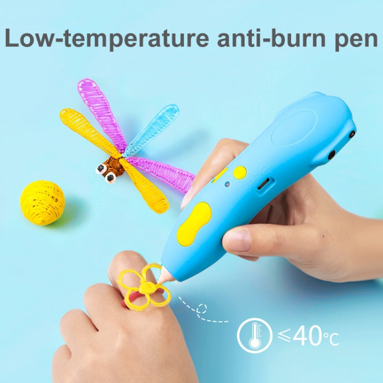 Infrared Sensing Low-temperature 3D Printing Pen Children DIY Graffiti Painting Pen(1000 mAh-Pink) - 3D Printer by buy2fix | Online Shopping UK | buy2fix