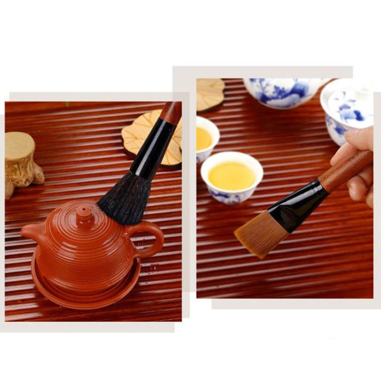 KAMJOVE Tea Tray Cleaning Brush Solid Wooden Tea Tools Brush, Style: B - Cleaning Tools by KAMJOVE | Online Shopping UK | buy2fix