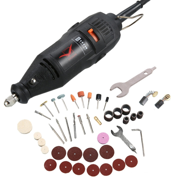 VICOVER Small Adjustable Speed Electrical Grinder Set Jade Carving Pen Polishing Tool EU Plug, Model: 40pcs Parts - Abrasive Tools & Accessories by VICOVER | Online Shopping UK | buy2fix