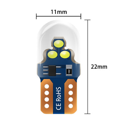 10pcs W5W Width Indicator Light Flashing LED Crystal License Plate Light(Random Color Delivery) - Clearance Lights by buy2fix | Online Shopping UK | buy2fix