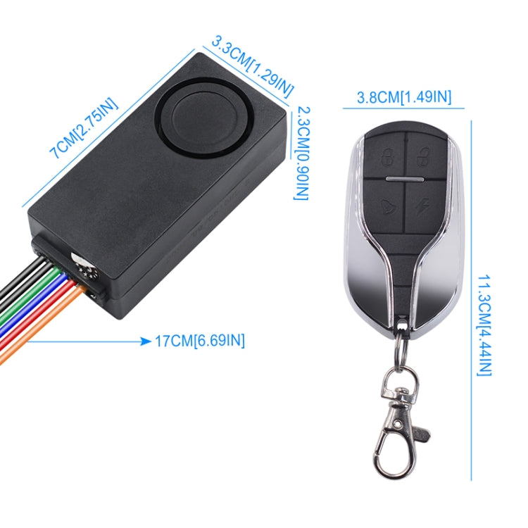 Electric Vehicle Anti-theft Remote Alarm Keyless Quick Vehicle Search(48-72V) - Theft Protection by buy2fix | Online Shopping UK | buy2fix