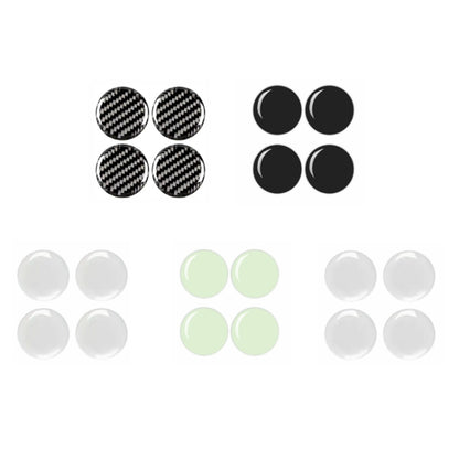 10pcs Car Modification Protection Keyhole Anti-Blocking Sticker(Carbon Fiber Black) - Decorative Sticker by buy2fix | Online Shopping UK | buy2fix