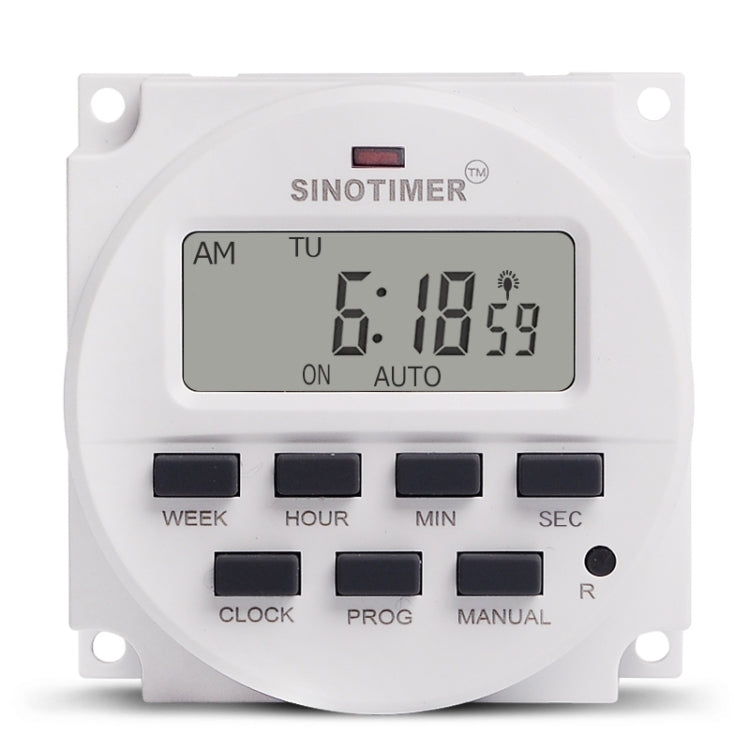 SINOTIMER TM618SH  1 Second Interval Digital LCD Timer Switch Programmable Time Relay 220V - Switch by SINOTIMER | Online Shopping UK | buy2fix