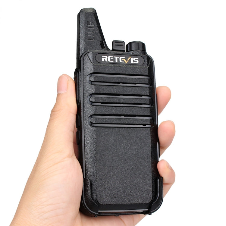 RETEVIS RT22 Hotel Mini Charging Two-Way Wireless Intercom Walkie Talkie(US Frequency with Plug) - Handheld Walkie Talkie by RETEVIS | Online Shopping UK | buy2fix