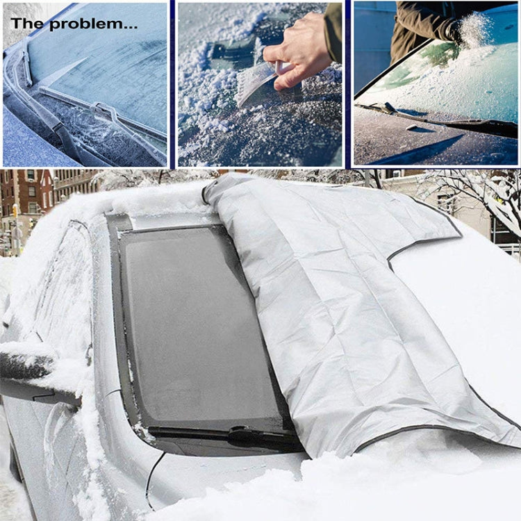 Automobile Silver Coated Cloth Sunshade Snow Shield, Style: Front Rubber Band - Window Foils & Solar Protection by buy2fix | Online Shopping UK | buy2fix