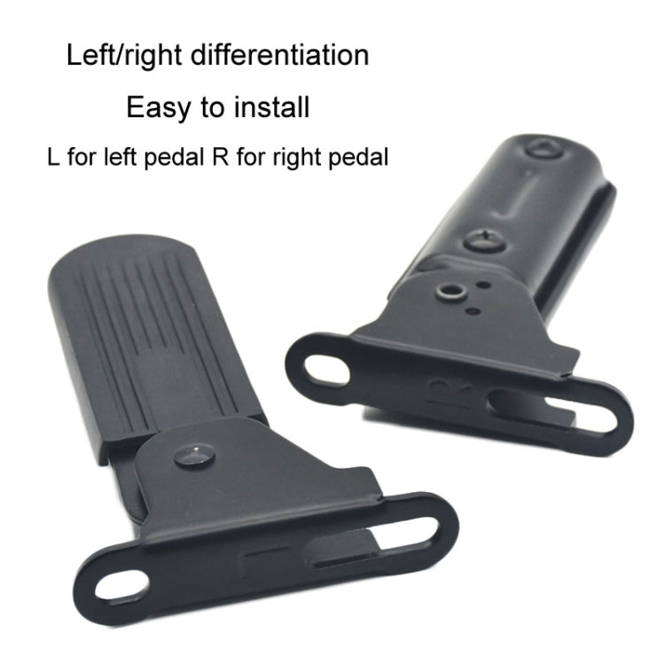 Electric Vehicle Folding Front Footrest Electric Moped Front Pedal, Model: 5cm Nylon - Others by buy2fix | Online Shopping UK | buy2fix