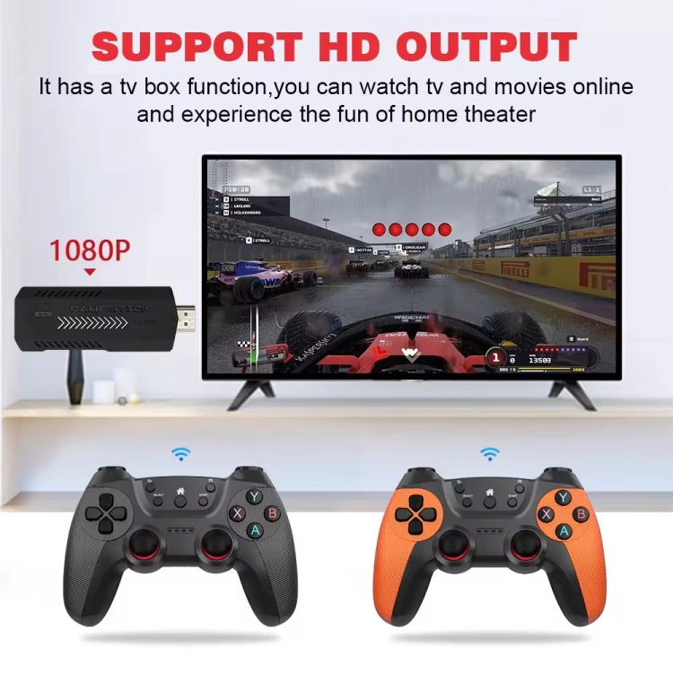 X2 Ultra Video Game Stick Console With 2.4G Double Wireless Controller 64GB - Pocket Console by buy2fix | Online Shopping UK | buy2fix