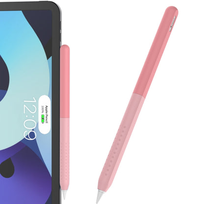 For Apple Pencil 2 AhaStyle PT182 Split Clashing Colors Stylus Protective Case(Blue) - Pencil Accessories by AhaStyle | Online Shopping UK | buy2fix