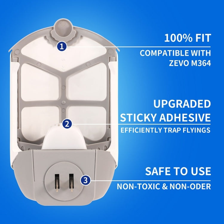 For ZEVO M364/M364 MAX Insect Trap Mosquito Killer Refill 8pcs /Box - Repellents by buy2fix | Online Shopping UK | buy2fix