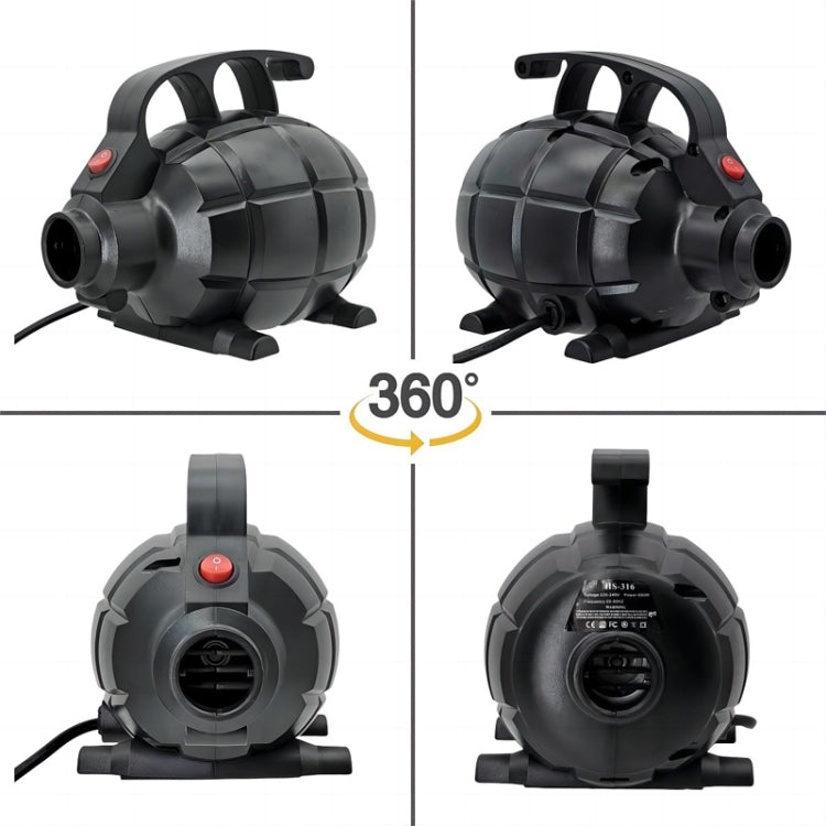 Electric Air Pump Household Inflatable Pump 600W High Power Electric Inflator, Plug: EU Plug - Inflatable Pump by buy2fix | Online Shopping UK | buy2fix