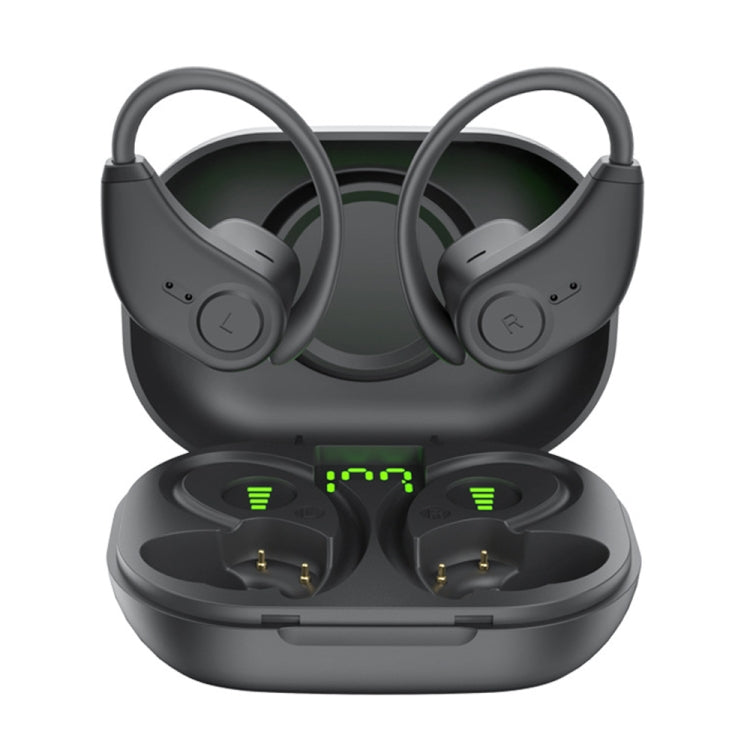 Bluedio S6 Sports Wireless Stereo Bluetooth Earphones With Battery Level Display Charging Bin(Black) - Bluetooth Earphone by Bluedio | Online Shopping UK | buy2fix