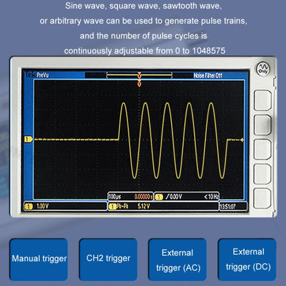 JUNTEK Programmable Dual-Channel DDS Function Arbitrary Waveform Signal Generator, Frequency: 40MHz(UK Plug) - Other Tester Tool by buy2fix | Online Shopping UK | buy2fix