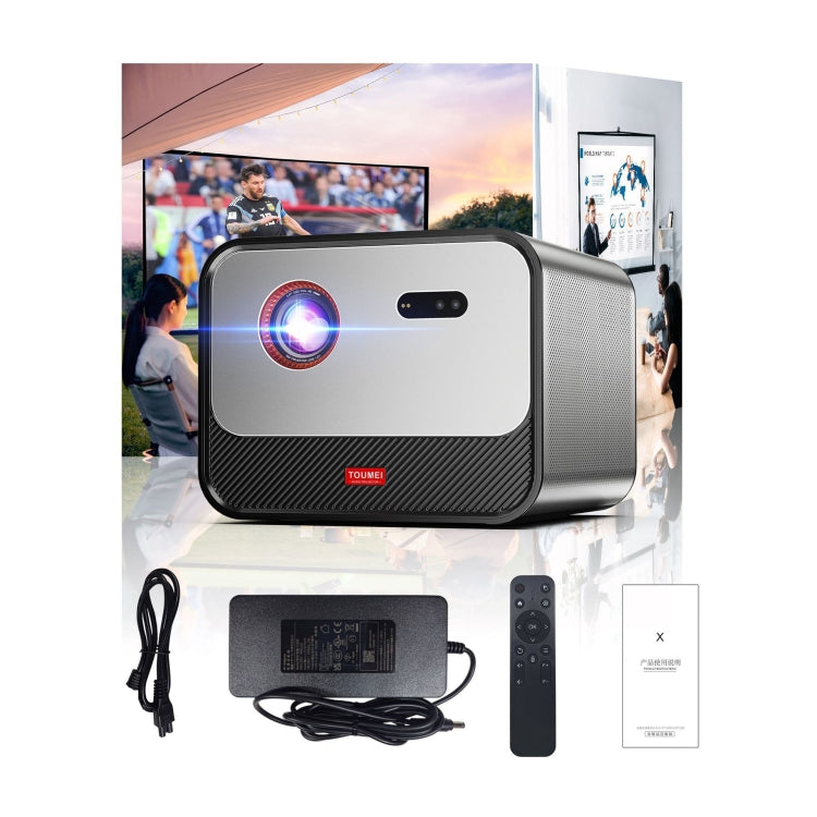 TOUMEI X5 Home Theater DLP Projector HD High Bright 1080P Projector US Plug(Gray) - Mini Projector by TOUMEI | Online Shopping UK | buy2fix