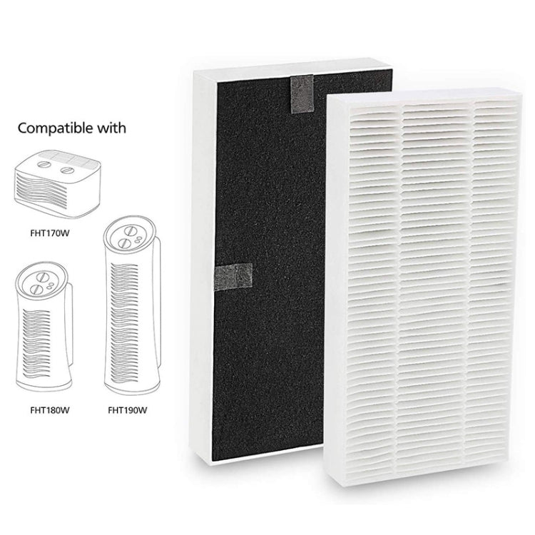 For Febreze FRF102B / HRF201B / HHT290 Air Purifier 2pcs /Pack HEPA Filter - Air Purifiers & Accessories by buy2fix | Online Shopping UK | buy2fix