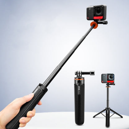 VRIG Action Camera Tripod Selfie Stick 17-51cm Adjustable Extension Pole for Insta360 / DJI Action / GoPro HERO - Extendable Pole by VRIG | Online Shopping UK | buy2fix