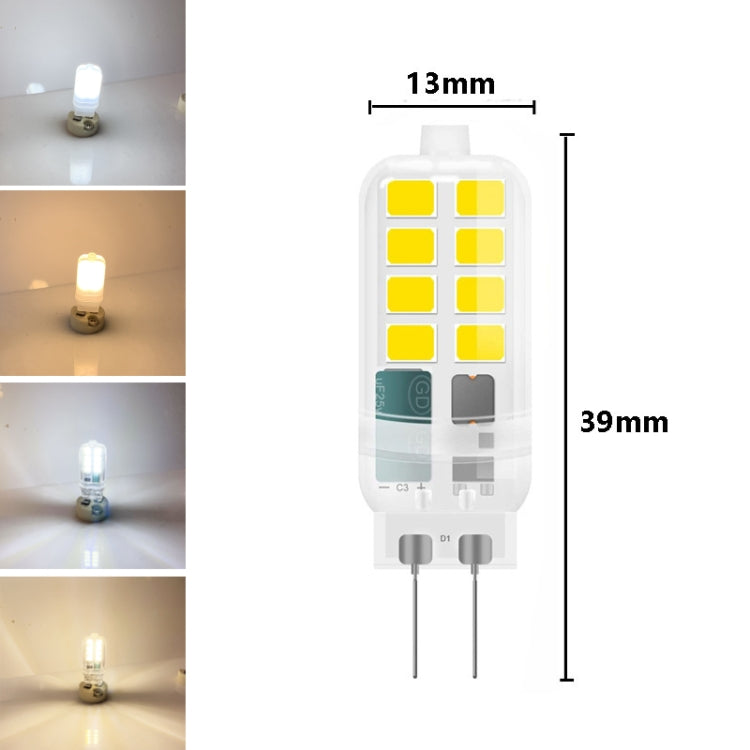 G4 AC/DC12V 3W Flicker-free Replacement LED Halogen Lamp Beads, Light Color: Natural White(Transparent Cover) - LED Blubs & Tubes by buy2fix | Online Shopping UK | buy2fix