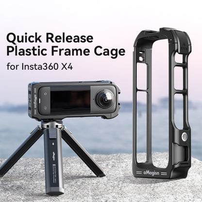 For Insta360 X4 aMagisn Quick-release Plastic Rabbit Cage Expansion Frame - Mount & Holder by aMagisn | Online Shopping UK | buy2fix