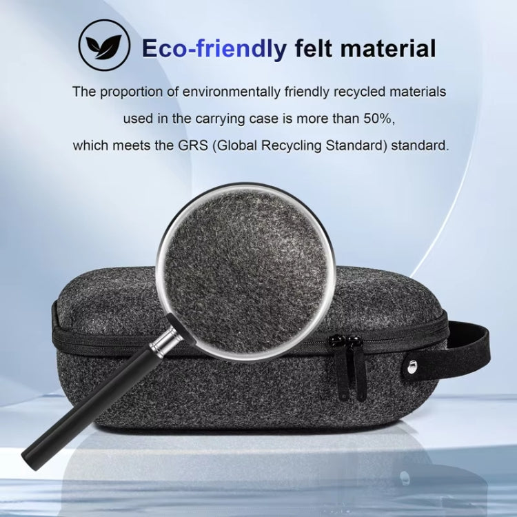 For Meta Quest 3S / 3 / 2 VR Glasses Felt Convenient Storage Bag - VR Accessories by buy2fix | Online Shopping UK | buy2fix