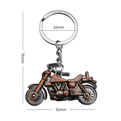 Simulation Cool Motorcycle Keychain Metal Decoration Pendant, Style: X-1425 Red Antique - Key Rings by buy2fix | Online Shopping UK | buy2fix