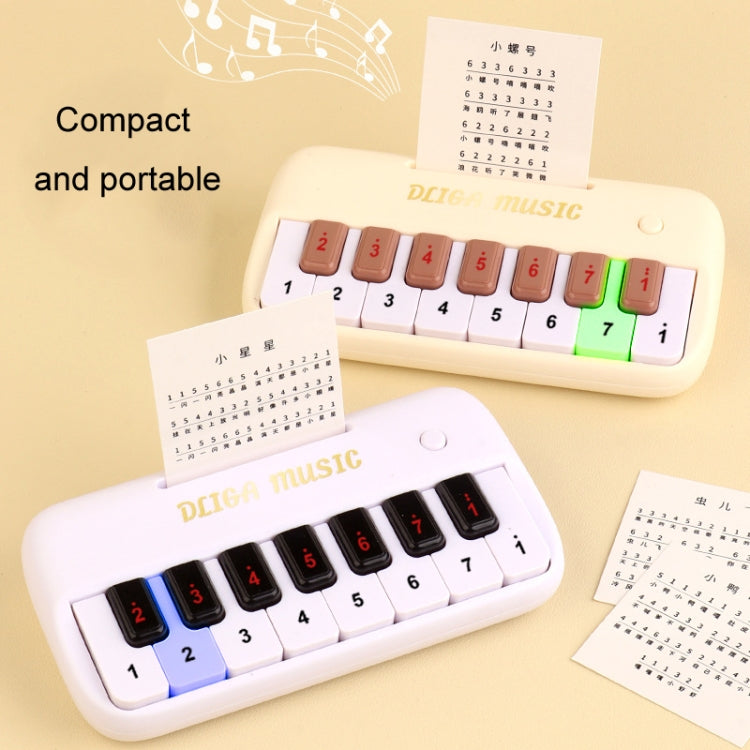 Kids Multifunction Electronic Piano Early Learning Music Piano Educational Toy For Boys And Girls Gift(White) - Music Toys by buy2fix | Online Shopping UK | buy2fix