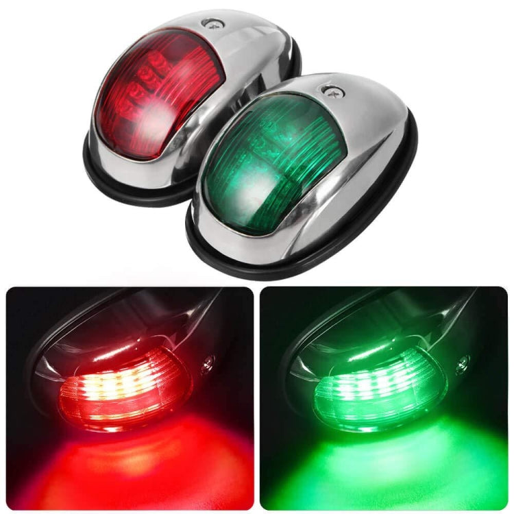 Marine Navigation Warning Light Signal LED Yacht Light, Color: Silver Shell Red - Marine Accessories & Parts by buy2fix | Online Shopping UK | buy2fix