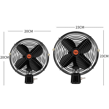 Engineering Car Excavator Strong Cooling High Power Fan, Size: 8 Inch 12V - Heating & Fans by buy2fix | Online Shopping UK | buy2fix