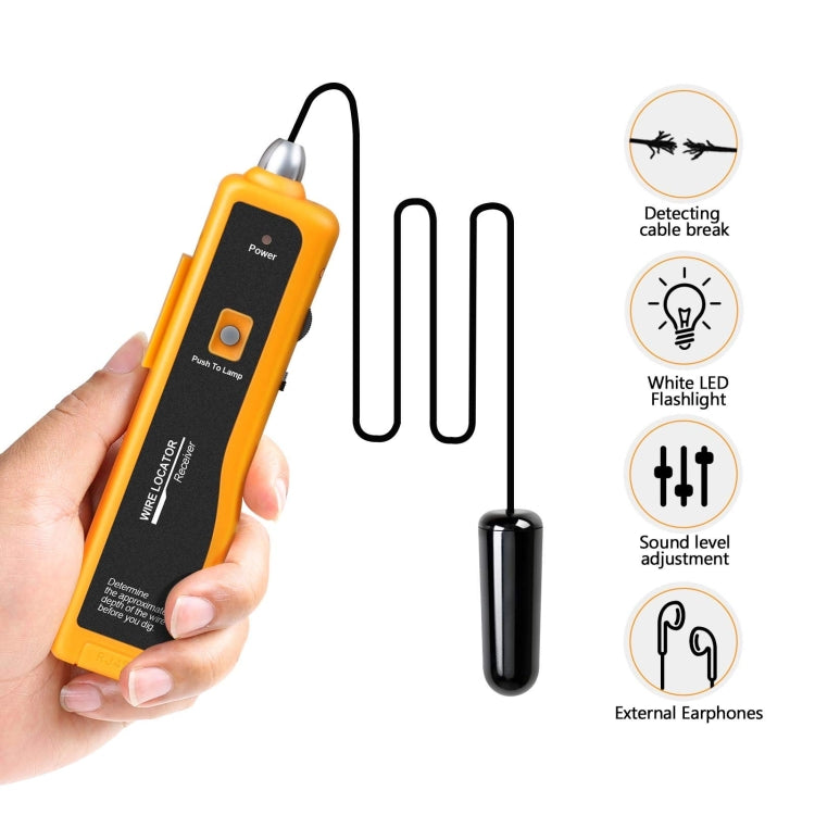 Underground Cable Location Tracking Instrument Cable Measuring Instrument - Other Tester Tool by buy2fix | Online Shopping UK | buy2fix