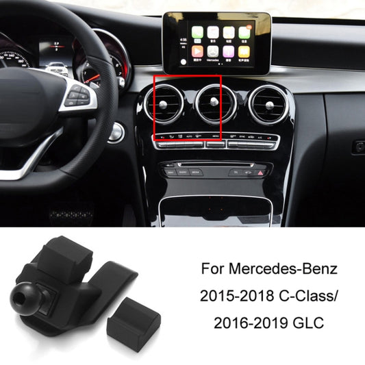 For Mercedes-Benz Mobile Phone Holder Car Air Outlet Base, Model: 15-18 C-Class/16-19 GLC - Special Car Holders by buy2fix | Online Shopping UK | buy2fix