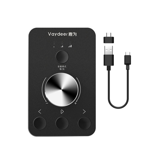 Vaydeer JP2011 USB Computer Volume Adjustment Controller Desktop Multimedia Rotary Button(Type-C) - USB Sound by Vaydeer | Online Shopping UK | buy2fix