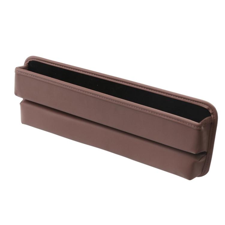 3311 2-in-1 Car Seat Gap Storage Box Gap Plug Strip Car Supplies(Brown) - Stowing Tidying by buy2fix | Online Shopping UK | buy2fix