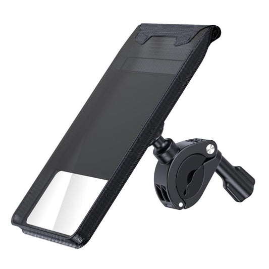 Bicycle Holder Waterproof Pouch Bag Bike Motorcycle Handlebar Mirror Phone Stand Mount, Size: L - Holders by buy2fix | Online Shopping UK | buy2fix