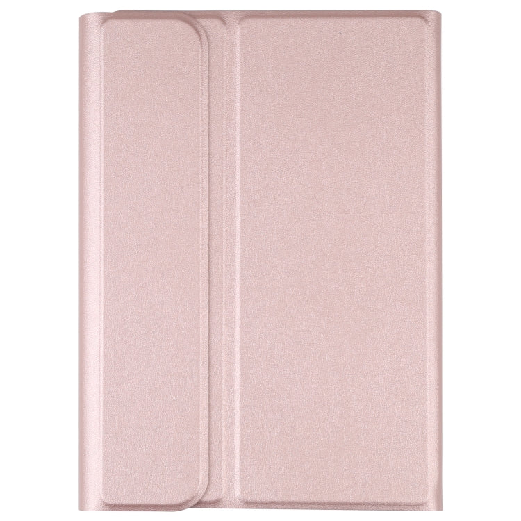 A06 Detachable Lambskin Texture Ultra-thin TPU Bluetooth Keyboard Leather Tablet Case with Stand For iPad mini 6 (Rose Gold) - For iPad mini by buy2fix | Online Shopping UK | buy2fix