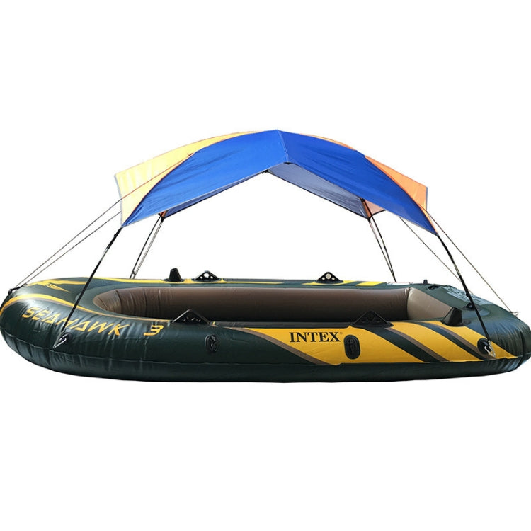 68347 Folding Awning Canoe Rubber Inflatable Boat Parasol Tent for 2 Person,Boat is not Included - Marine Accessories & Parts by buy2fix | Online Shopping UK | buy2fix