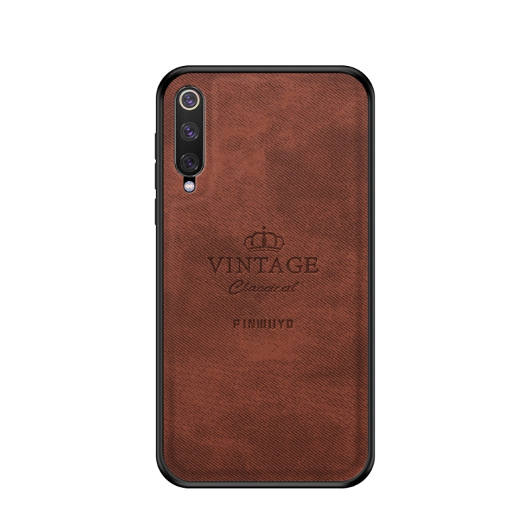 PINWUYO Shockproof Waterproof Full Coverage PC + TPU + Skin Protective Case for Xiaomi Mi 9 SE(Brown) - Xiaomi Cases by dibase | Online Shopping UK | buy2fix