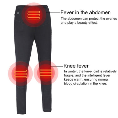 USB Secure Smart Thermostat Hair Hot Pants for Women (Color:Black Size:XXL) - Casual Pants by buy2fix | Online Shopping UK | buy2fix