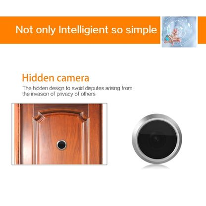 X5 2.4 inch Screen 2.0MP Security Camera No Disturb Peephole Viewer, Support TF Card(Black) - Security by buy2fix | Online Shopping UK | buy2fix