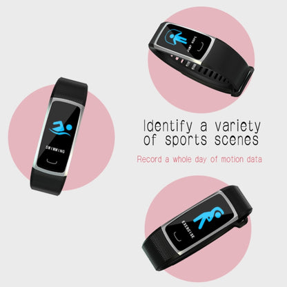 T8 0.96 inch TFT Color Screen Smart Bracelet IP68 Waterproof, Support 24h Heart Rate & Blood Pressure Monitoring / Sleep Monitoring / Multiple Sports Modes / Call Reminder(Gun Metal) - Smart Wear by buy2fix | Online Shopping UK | buy2fix