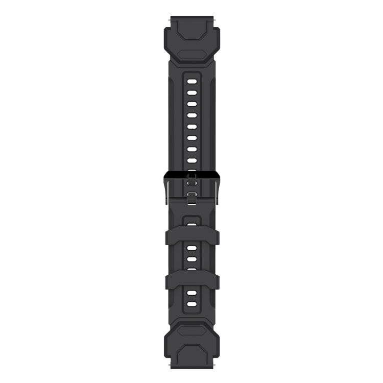 For KOSPET TANK M1 Pro (CA0832B) Silicone Watch Band (Black) - Watch Bands by buy2fix | Online Shopping UK | buy2fix
