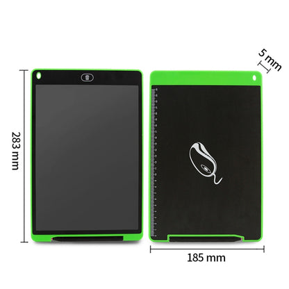 Portable 12 inch LCD Writing Tablet Drawing Graffiti Electronic Handwriting Pad Message Graphics Board Draft Paper with Writing Pen(Green) - Consumer Electronics by buy2fix | Online Shopping UK | buy2fix