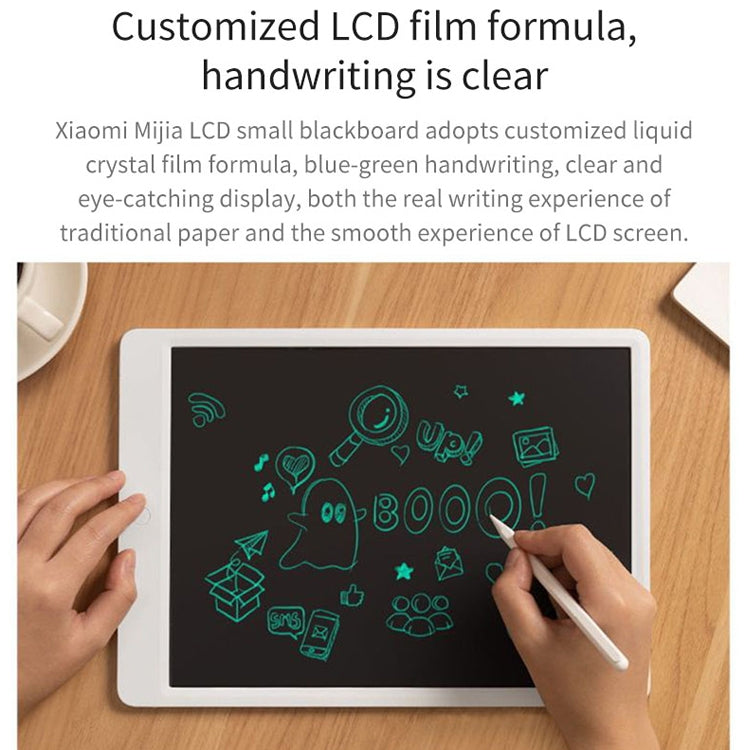Original Xiaomi Mijia 13.5 inch LCD Digital Graphics Board Electronic Handwriting Tablet with Pen(White) - Consumer Electronics by Xiaomi | Online Shopping UK | buy2fix