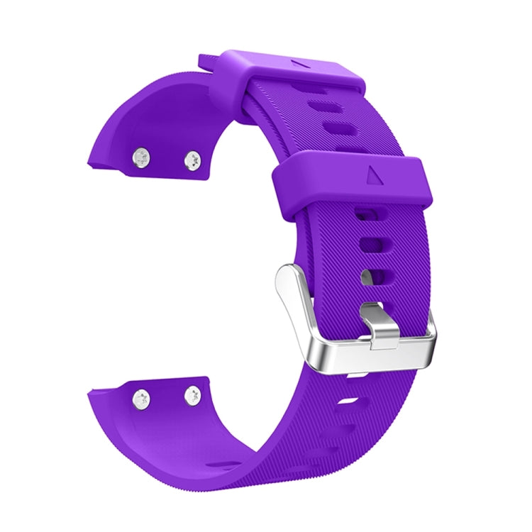 Silicone Sport Watch Band for Garmin Forerunner 35(Purple) - Smart Wear by buy2fix | Online Shopping UK | buy2fix