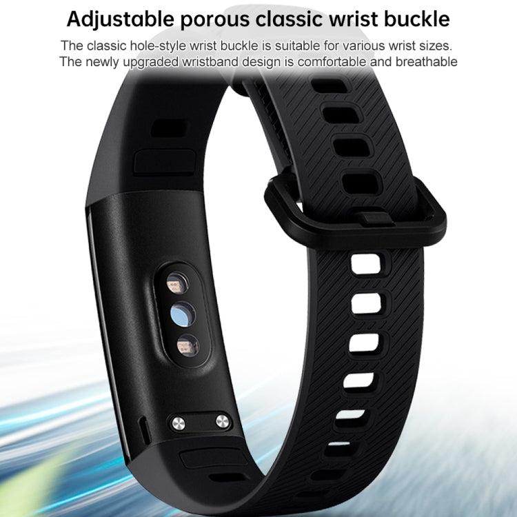 Smart Watch Silicone Watch Band for Huawei Honor Band 4 / Band 5(Black) - Smart Wear by buy2fix | Online Shopping UK | buy2fix