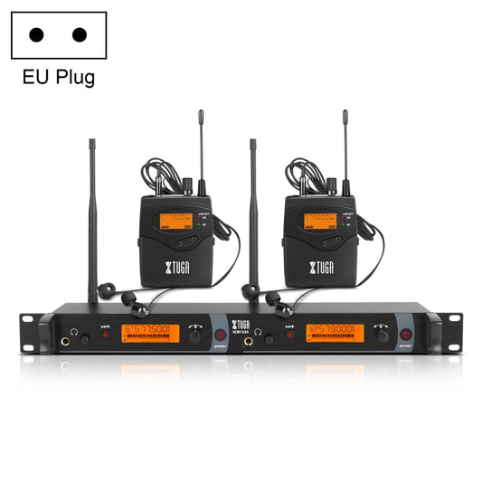 IEM1200 Wireless Transmitter 2 Bodypack Stage Singer In-Ear Monitor System(EU Plug) - Consumer Electronics by buy2fix | Online Shopping UK | buy2fix