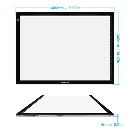 Huion LA3 LED Light Tracing Pad Art Craft Light Box -  by HUION | Online Shopping UK | buy2fix